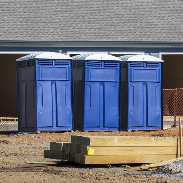 how can i report damages or issues with the portable restrooms during my rental period in Olar SC